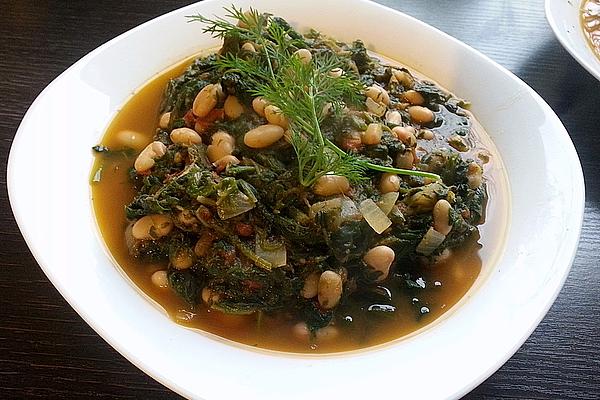 White Beans with Spinach