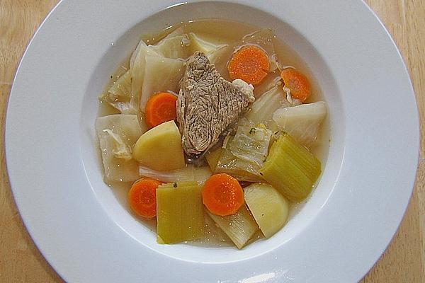 White Cabbage Stew with Beef