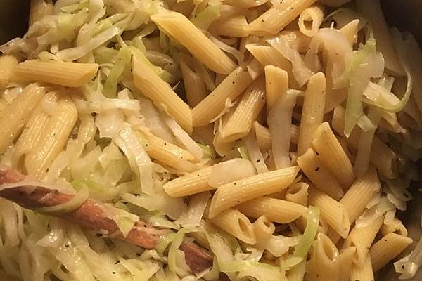 White Cabbage with Penne