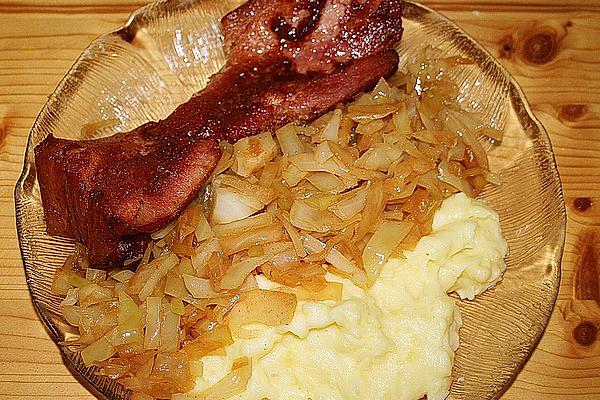 White Cabbage with Sugared Bacon