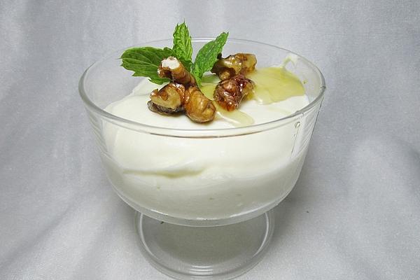 White Chocolate Yogurt Mousse