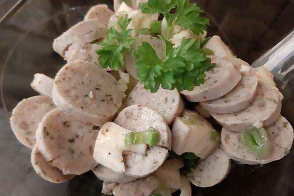 White Sausage – Cheese – Salad