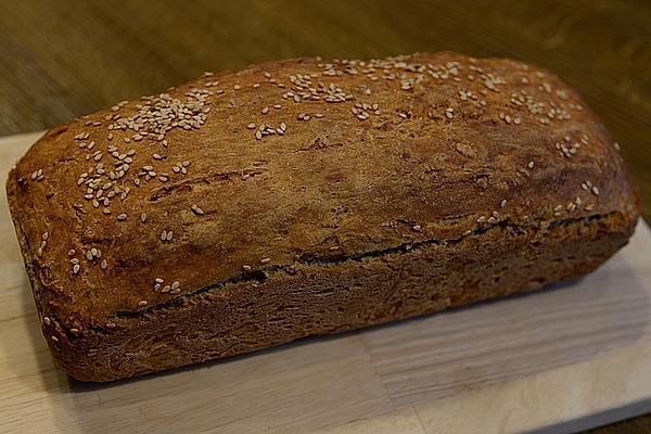 Whole Grain Bread with Rye, Wheat and Sourdough