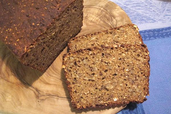 Whole Grain Bread Without Kneading with Grist and Buttermilk