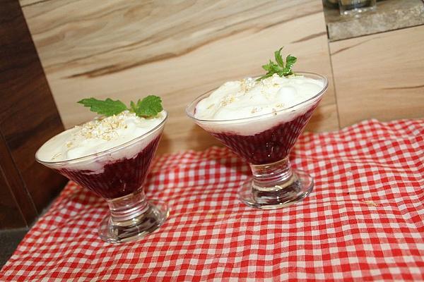 Wild Berries with Sour Cream and Cream