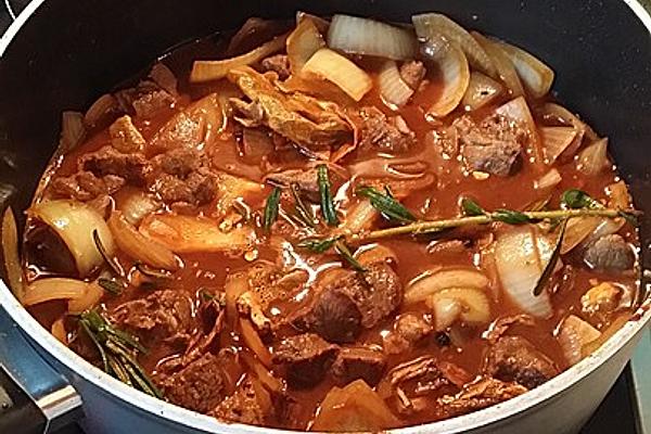 Wild Boar Goulash from Comb