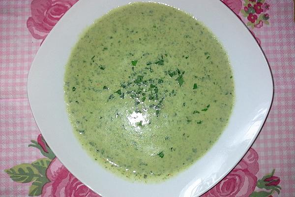 Wild Garlic and Cheese Soup