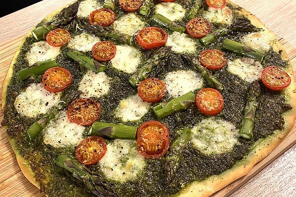 Wild Garlic Pesto Pizza