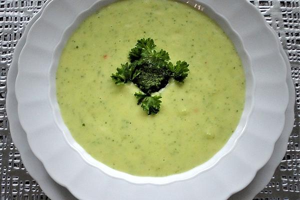 Wild Garlic Soup with Pesto