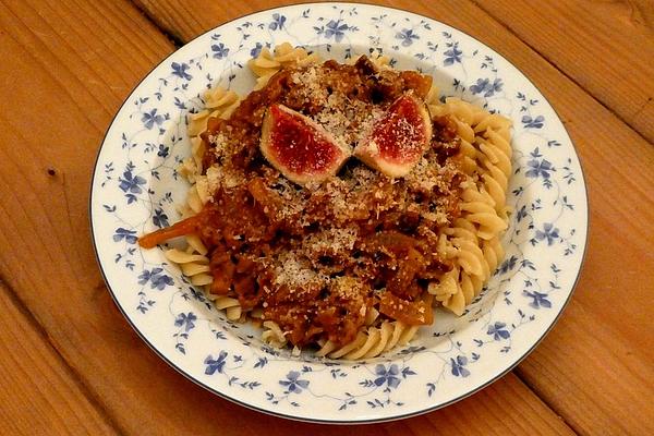 Winter Bolognese with Figs, Chestnuts and Cinnamon