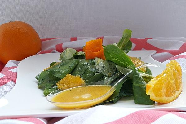 Winter Salad with Orange Dressing