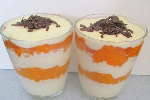 Yogurt and Mascarpone Cream with Persimmon