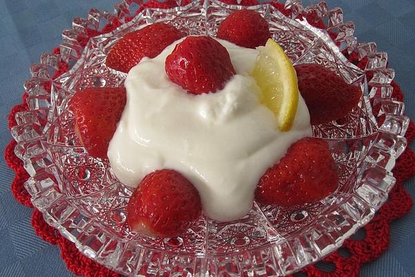 Yogurt – Cream – Lemon – Dessert