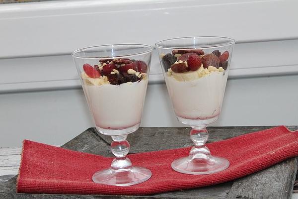 Yogurt Curd with Figs and Nuts