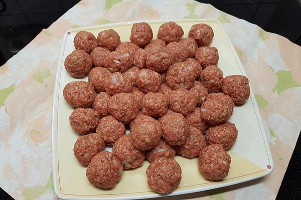 Yota`s Mini Meatballs for Soups and Pasta Sauces