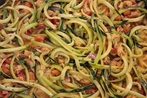 Zoodles with Crayfish Cream