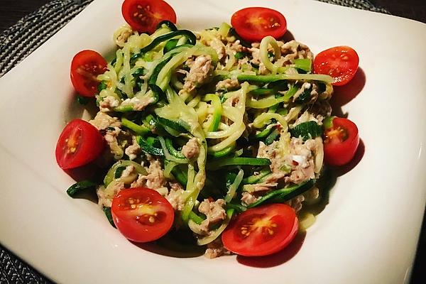 Zoodles with Tuna