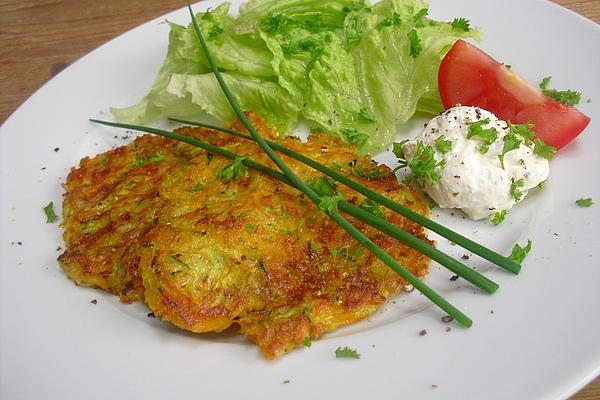 Zucchini and Carrot Fritters À La Gabi