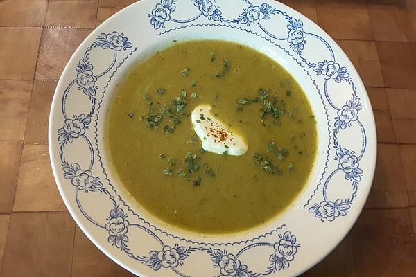 Zucchini and Carrot Soup with Ginger