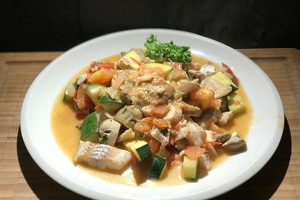 Zucchini Fish Pan