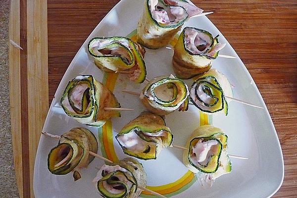 Zucchini Ham Rolls