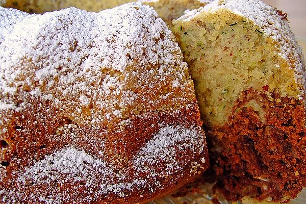 Zucchini Marble Bundt Cake