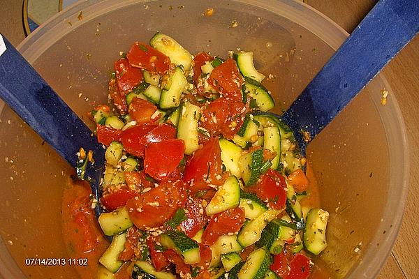 Zucchini Parmesan Salad