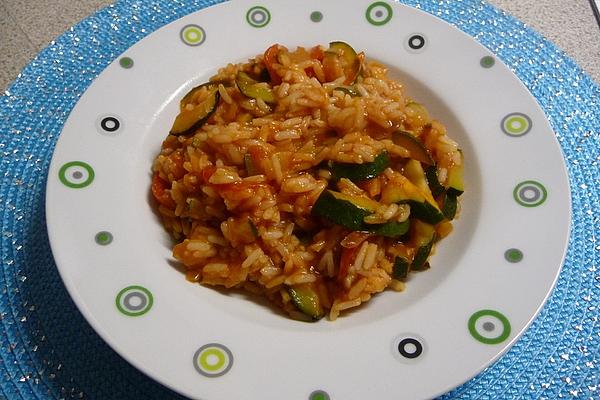 Zucchini Rice Pan À La Helene