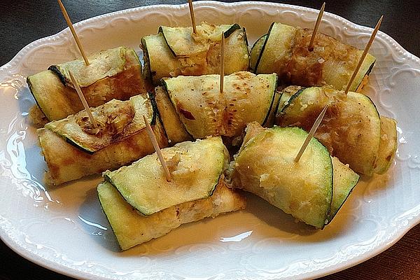 Zucchini Rolls with Couscous