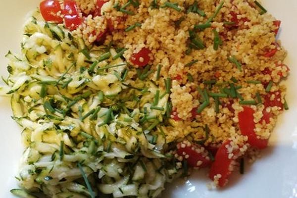 Zucchini Salad with Couscous