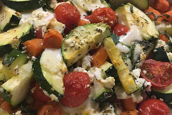 Zucchini, Tomato and Mozzarella Casserole