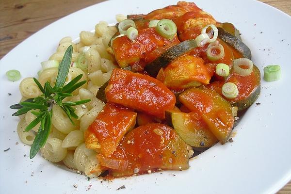 Zucchini Turkey Pan