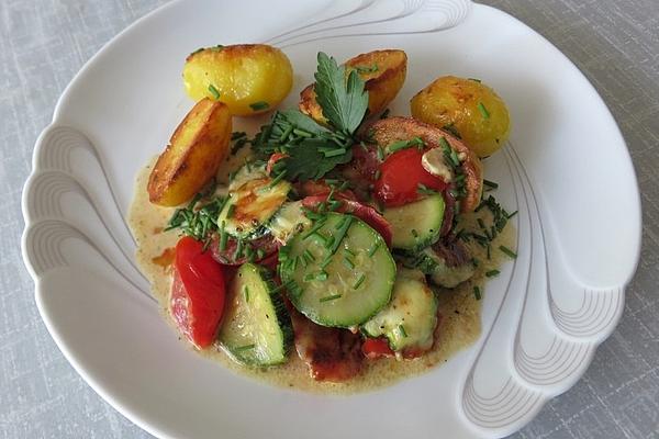 Zucchini with Tomatoes