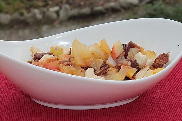 Apple and Date Compote with Cashew