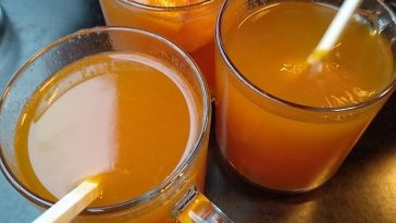 Apricot Punch with Basil