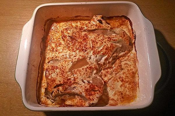 Baked Cutlet with Parmesan and Sour Cream