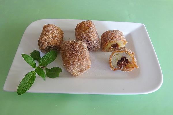 Banana Croquettes with Nutella