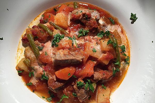 Beef Stew Braised in Oven