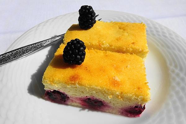 Blackberry Cheesecake from Tray