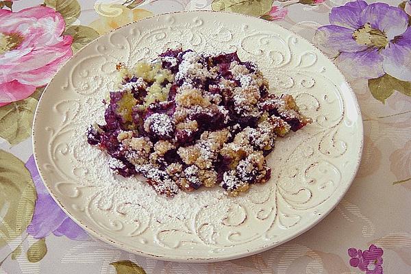 Blueberry – Casserole with Sprinkles