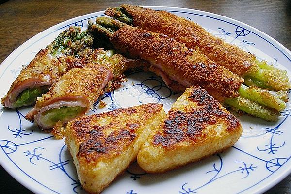 Breaded Ham – Asparagus Rolls