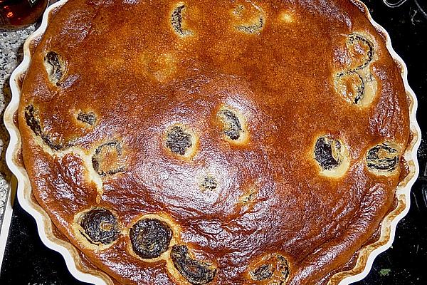 Breton Cake with Prunes and Tea