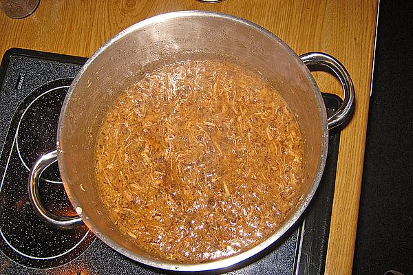 Caraway Meat with Apples and Pumpernickel