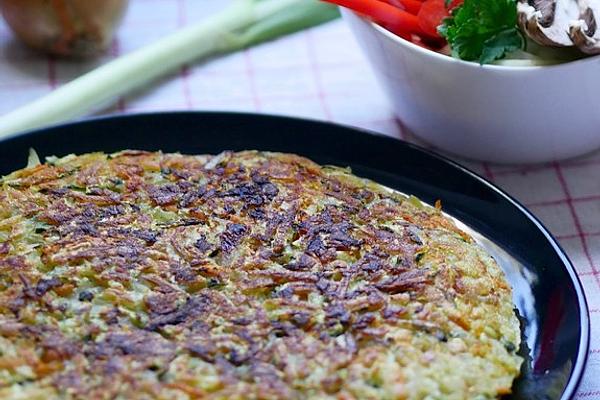 Carrot and Zucchini Hash Browns