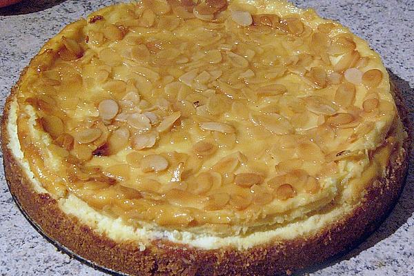 Cheesecake with Almond Caramel