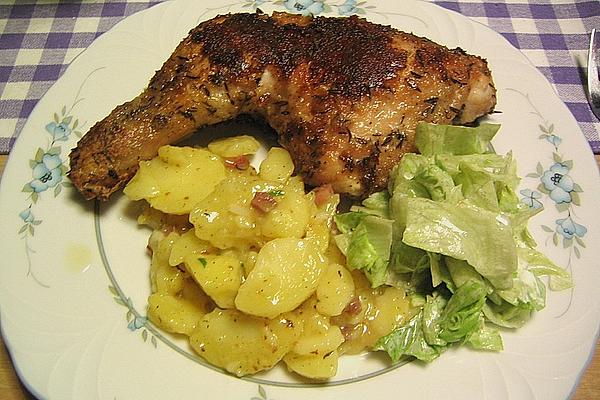 Chicken Legs in Parmesan – Thyme – Crust