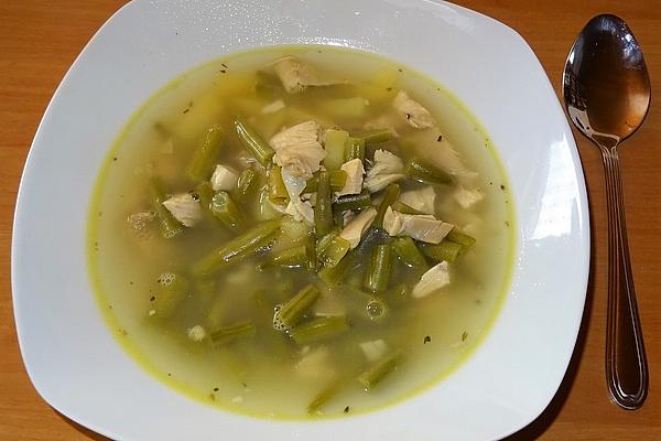 Chicken Soup with French Beans À La Didi