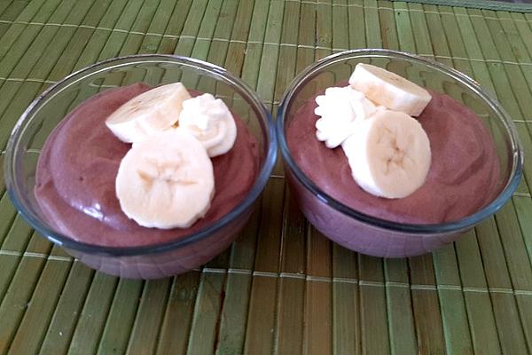 Chocolate Cream Dessert with Banana