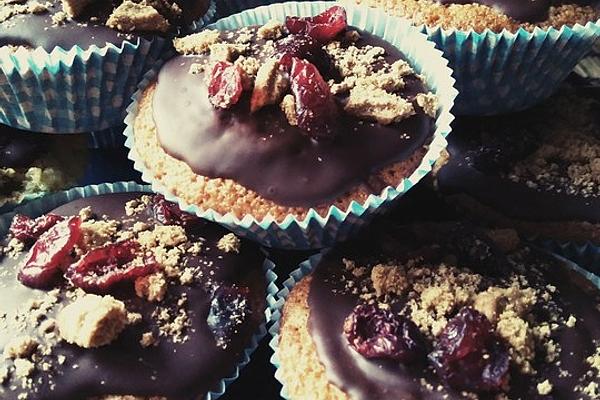 Cranberries Speculoos Muffins