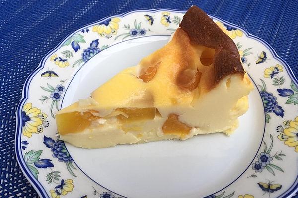 Cream Cheese and Peach Cake À La Mäusle